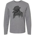 thumbnail image 3 of Inktastic Plague Doctor Spooky Gothic Graphic Long Sleeve T-Shirt, 3 of 5