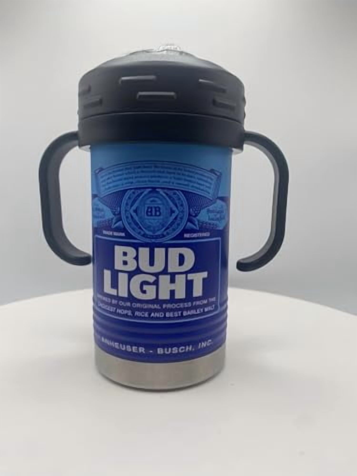 Beer Can Sippy Cup, Beer Inspired Sippy Cup with Handle BPA Free, Holds 10oz Adult Themed