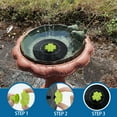 Upgraded Leaf Solar Fountains, Smart Small Solar Powered Water