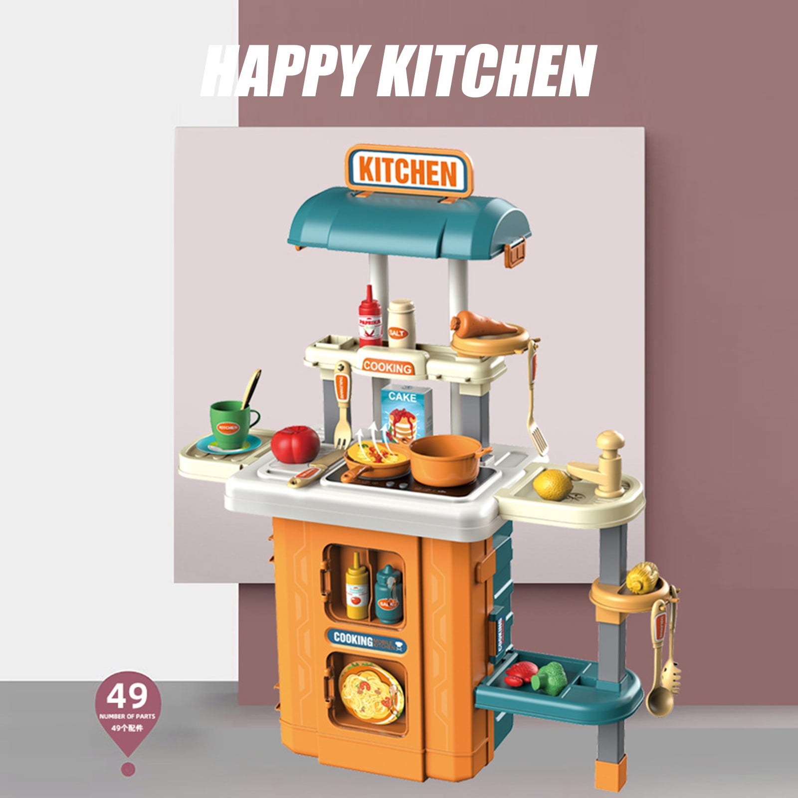 Joy Palette Smart Anpanman Kitchen with talking Toy, playing house work,  cooking
