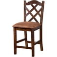 thumbnail image 2 of Sunny Designs Santa Fe 24" Double Crossback Barstool in DarkChocolate (Set of 2), 2 of 5