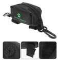 thumbnail image 1 of OUNONA Black Pet Poop Pouch Holder Lightweight with Convenient Leash Attachment Feature, 1 of 8