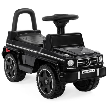 Best Choice Products Kids Toddler Luxury Mercedes G63 Convertible Cruiser Foot-to-Floor Ride-On Push Car Toy Buggy for Indoor/Outdoor Play w/ Steering Wheel, Push Handle, Honking Horn - (Best Front Wheel Drive Convertible)
