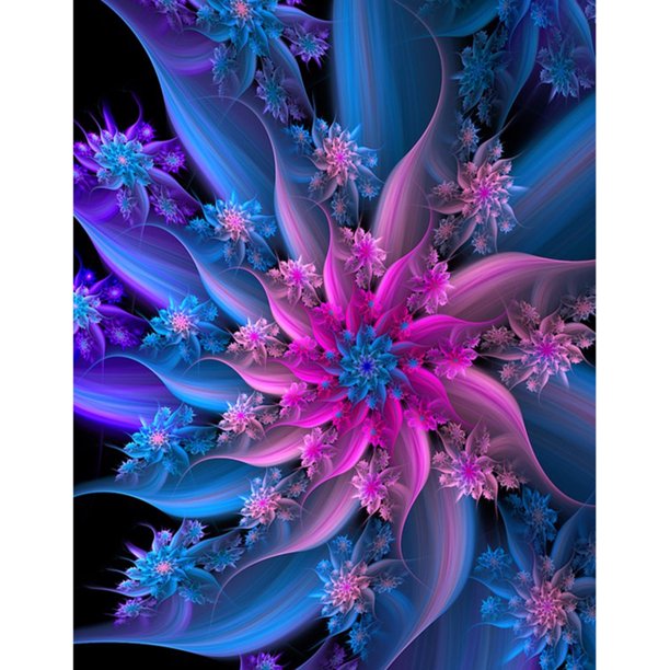 Cuadros Decorativos Taladro completo diamante pintura DIY hermosa espiral flor punto de cruz (lg423) Tmvgtek embutido en tela
