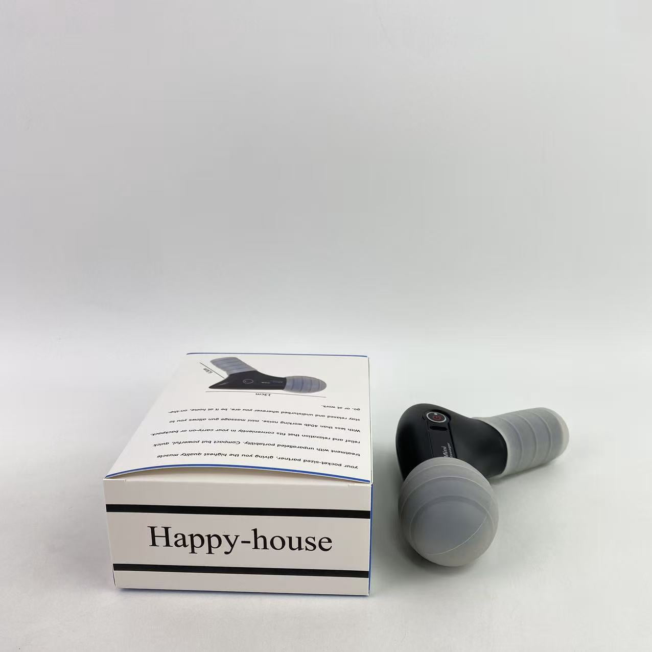 Happy-house Massaging apparatus for personal use,Massage Gun, Small Travel Tool, Massage Gun Deep Tissue,Percussion Handheld Portable Muscle Massager Tool (Black)
