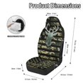 thumbnail image 6 of Uourmeti Premium Car Seat Covers Front Seats Cushion for Auto Polyester Easy to Install Universal Front Seat Protective Cover, Camouflage Deer Head Pattern, 6 of 11