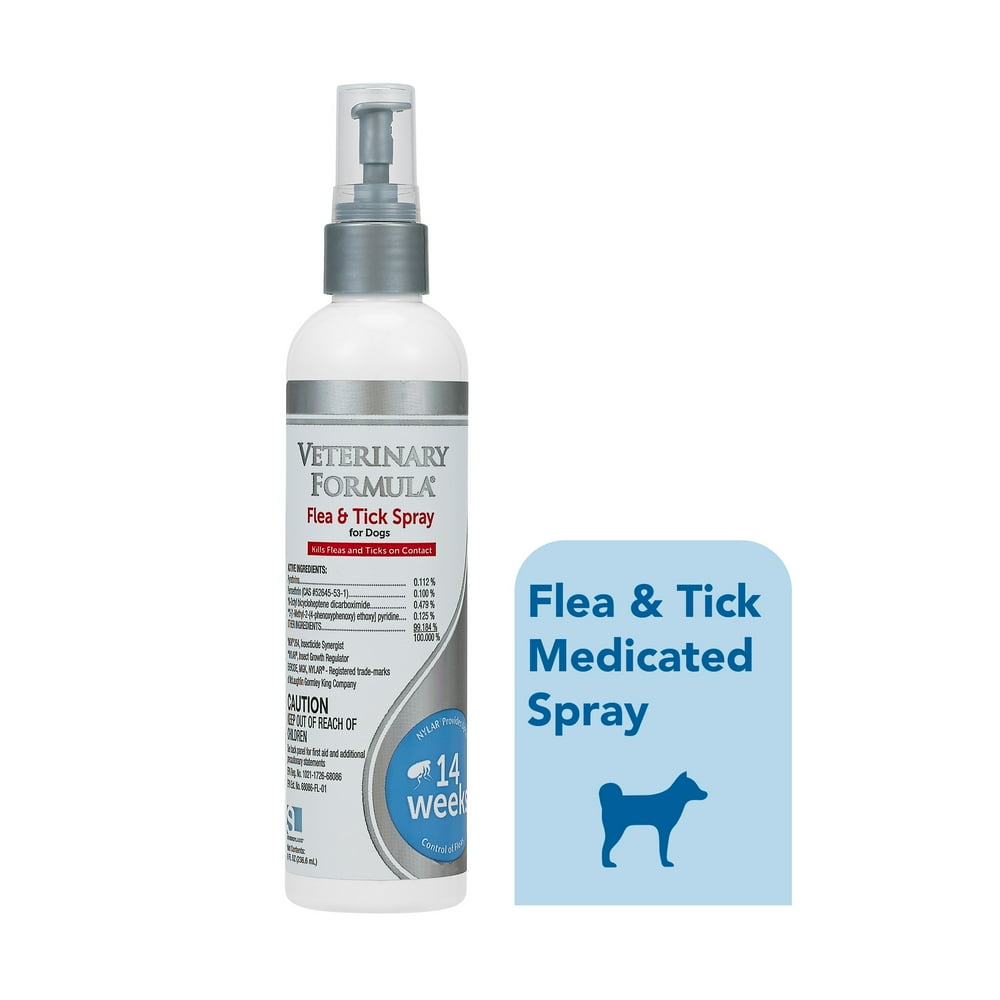 Veterinary Formula Clinical Care Flea & Tick Spray for Dogs, 8 oz