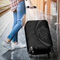 thumbnail image 3 of Hawaii Turtle Map Polynesian Luggage Cover - Gray - Circle Style, 3 of 3