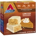 thumbnail image 2 of Atkins Limited Edition Pumpkin Pie Snack Bar, Seasonal Flavor, Protein Bar,  5 Count, 2 of 10