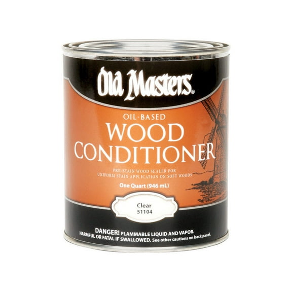 Old Masters 1626464 1 qt. Oil-Based Wood Conditioner, Clear - Pack of 4