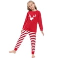 thumbnail image 6 of Purcoar Classic Christmas Deer Print Matching Family Christmas Pajama Set, 6 of 7