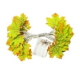 thumbnail image 2 of GFHFHITJ Maple Leaf String Lights Thanksgiving Decorations, Fall Garland Lights String with Incandescent bulbs for Connectable Sets Display Indoor Outdoor Fall Decor Halloween Decorations, 2 of 3