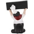 thumbnail image 3 of DeeCozy Resin Chef Decoration Retro welcome sign ornament Hand Up Chef Exquisite Welcome Sign Ornament Fadeless Chef Figure, 3 of 8