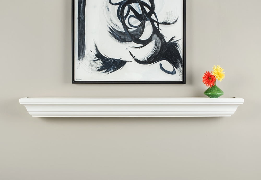 White Fireplace Mantel Shelf