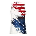 thumbnail image 4 of Chiccall Men's Summer Tops 4th of July Patriotic Tank Tops Independence Day Flag Print Casual Sleeveless Athletic Muscle Shirts, 4 of 5