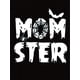 thumbnail image 2 of Camiseta para mujer verano1pc Women'S Casual Crew Neck T-Shirt with Geometric Monster Bat Print, Polyester Knit Fabric, Medium Stretch, All-Season Comfort FitFather's Day, Mother's Day, New Year, Sp, 2 of 6