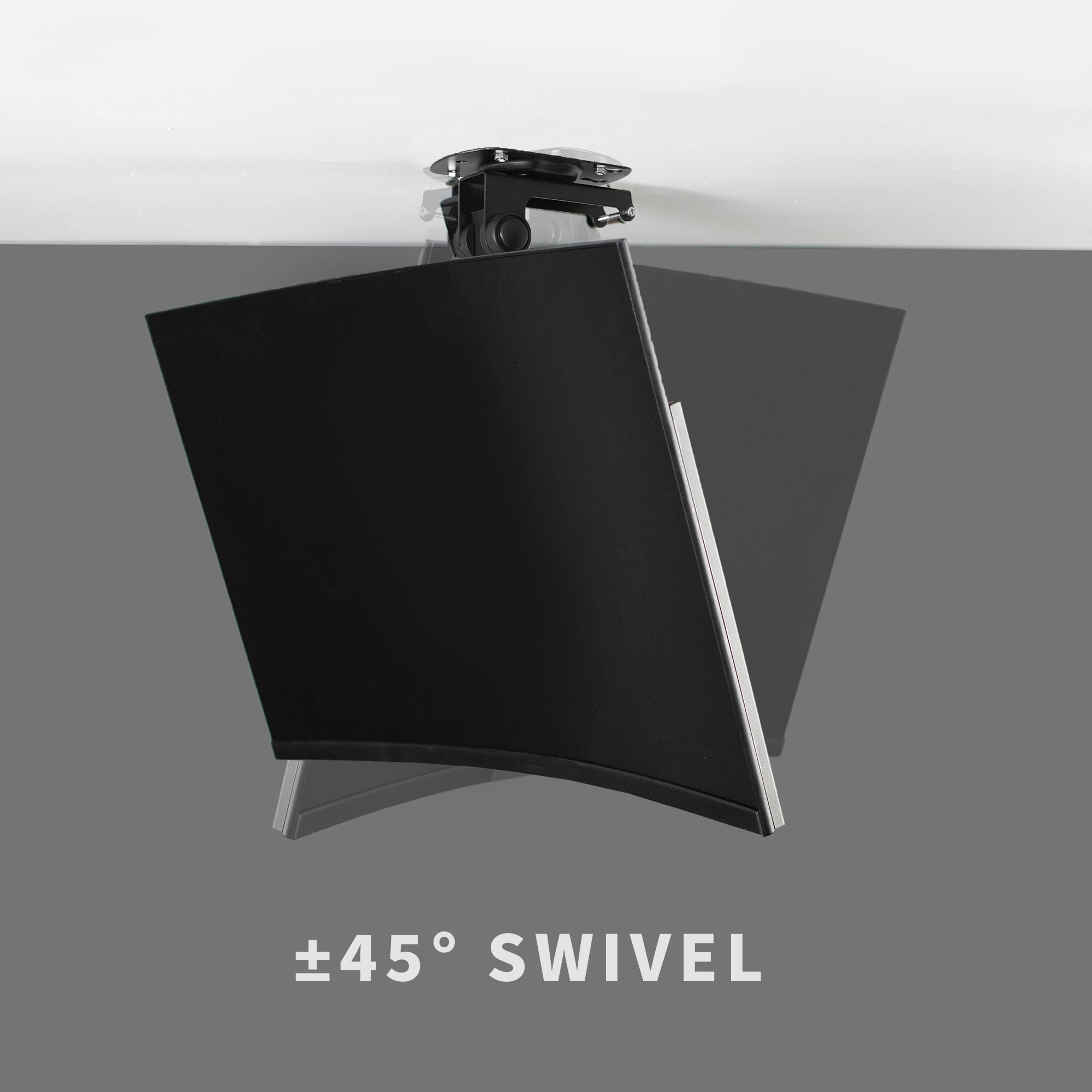 Flip Down Pitched Roof Ceiling Mount for 13" to 27" Screens | Flat TV & Monitors