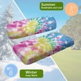 thumbnail image 6 of Uorisanigo Rainbow Tie Dye Golf Seat Cushion Cover Decoration Golf Cart Seat Covers Funny Club Car Seats Covers Machine Washable Easy to Clean, 6 of 7