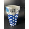 thumbnail image 2 of 12oz Polka Dot Paper Cups, Royal Blue, 6ct, 2 of 2