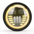 thumbnail image 1 of Faro LED para motocicleta de 12 V y 6,5 pulgadas, 12‑80 V CC, doble color, IP67, resistente al agua, DRL, faro delantero redondo de repuesto para Suzuki sin soporte, 1 of 5