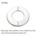 thumbnail image 3 of Wall Split Flange, 201 Stainless Steel Round Escutcheon Plate for 32mm Diameter Pipe, 12 Pack, 3 of 5