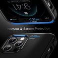 thumbnail image 4 of HTOOQ [Protection Militaire & Magnétique] Conçu pour iPhone 12 Cas Pro Max, Compatible avec MagSafe Anti-Choc Anti-Rayures Mince pour Hommes / Femmes Couverture de Téléphone 6.7 Pouces 2020-Noirnoir, 4 of 8