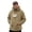 Khaki, variant on Pet Pouch Hoodie Long Sleeve Big Pocket Men Solid Color Pet Carrier Sweatshirt Big Pocket for Outdoor