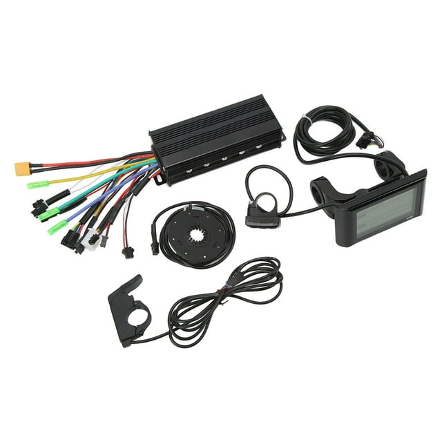 Kit de conversión de bicicleta eléctrica 24V 36V 48V 30A Controlador S900 Panel con sensor de asistencia eléctrica Acelerador de pulgar para motores sin escobillas de 750W 1000W