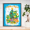 thumbnail image 2 of Pintura de diamante 5D DIY Taladro redondo completo Kit de árbol de Navidad Decoración del hogar Hugtrwg Para estrenar, 2 of 9