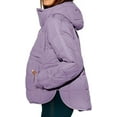 thumbnail image 4 of Women's Oversized Hooded Puffer Jacket Hooded Oversized Lightweight Quilted Jacket Winter Warm Padded Coat Warm Lightweight Padded Dolman Hoodies, 4 of 8