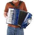 thumbnail image 1 of Loewten Beginner Accordion,IRIN Celluloid Accordion ABS 26 Key 48 Bass Piano Keyboard Instrument For Stage Performance,26 Key Accordion, 1 of 8