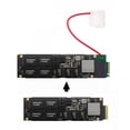 thumbnail image 6 of CY Ruler 1U GEN-Z EDSFF Short SSD E1.S to NVMe NGFF M-key 4X Host Carrier Adapter with Power, 6 of 7