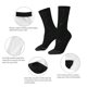 thumbnail image 4 of Balery Black Marble Calcetas Largas con Estampado para Hombre y Mujer – Suaves y Transpirables, Talla Única (US 5-11), 4 of 6