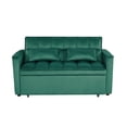 thumbnail image 6 of Hommoo 3 in 1 Convertible Pull Out Sofa Bed, Loveseat Sleeper Sofa, Green, 6 of 7