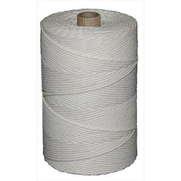 T. W.  Evans Cordage 09-361 Number 36 Polished Beef Cotton Twine with 1 Pound Tube with 950 ft.