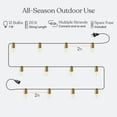 thumbnail image 6 of Open Box Brightech Glow Globe Edison LED Outdoor 12 Bulb String Lights, 26 Ft, 6 of 7