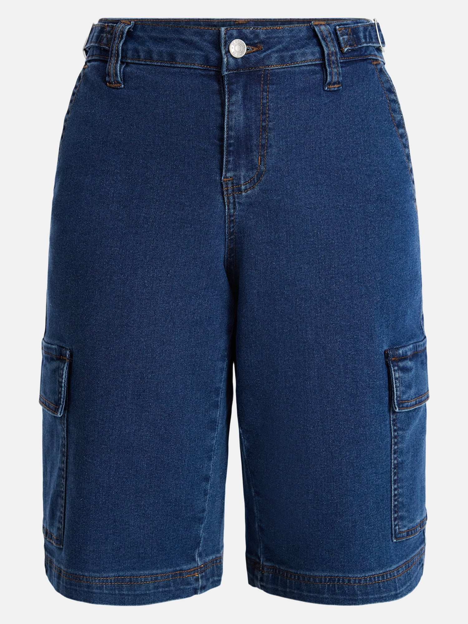 Madden NYC Women’s Side Tab Jorts, Sizes 00-18