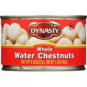 Dynasty Whole Water Chestnuts, 8 oz, Allergens Not Contained
