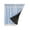 Blue, variant on Double Layer Blackout Curtains with Thermal Insulation – Room Darkening Drapes for Bedroom, Living Room, or Bay Window, Blue Polyester, 39.3 x 35.4 Inches, 1 Piece
