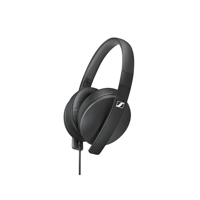 audífonos sennheiser hd 300 alámbricos sennheiser hd 300 cerrado supraaural negro con diadema acolchada y pabellones plegables, cable de 1.4 m visible y construcción duradera para uso móvil y transporte; suelen usarse también para monitoreo casual en viajes.