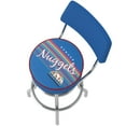 thumbnail image 3 of Trademark Gameroom Denver Nuggets Hardwood Classics Bar Stool with Back Rest, 3 of 5