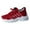 Red, variant on Womens Shoes,Breathable Mesh Knit Sneakers Running Shoes Casual Daily Wear Lightweight Athletic Shoes Comfort Walking Footwear with Flexible Sole,Shoes for Women,Grey,8.5