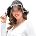 thumbnail image 2 of Jean Bucket Hats for Women, Denim Every Day Hat,Frayed Bucket Hat,Trendy Outdoor Summer Hat, 2 of 7