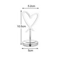 thumbnail image 6 of Soumake Stainless Steel Seat Card Holder Banquet Greeting Card Stand Hotel Restaurant Buffet Menu Clip Wedding Party Table Name Card Holder Home Supplies, 6 of 8