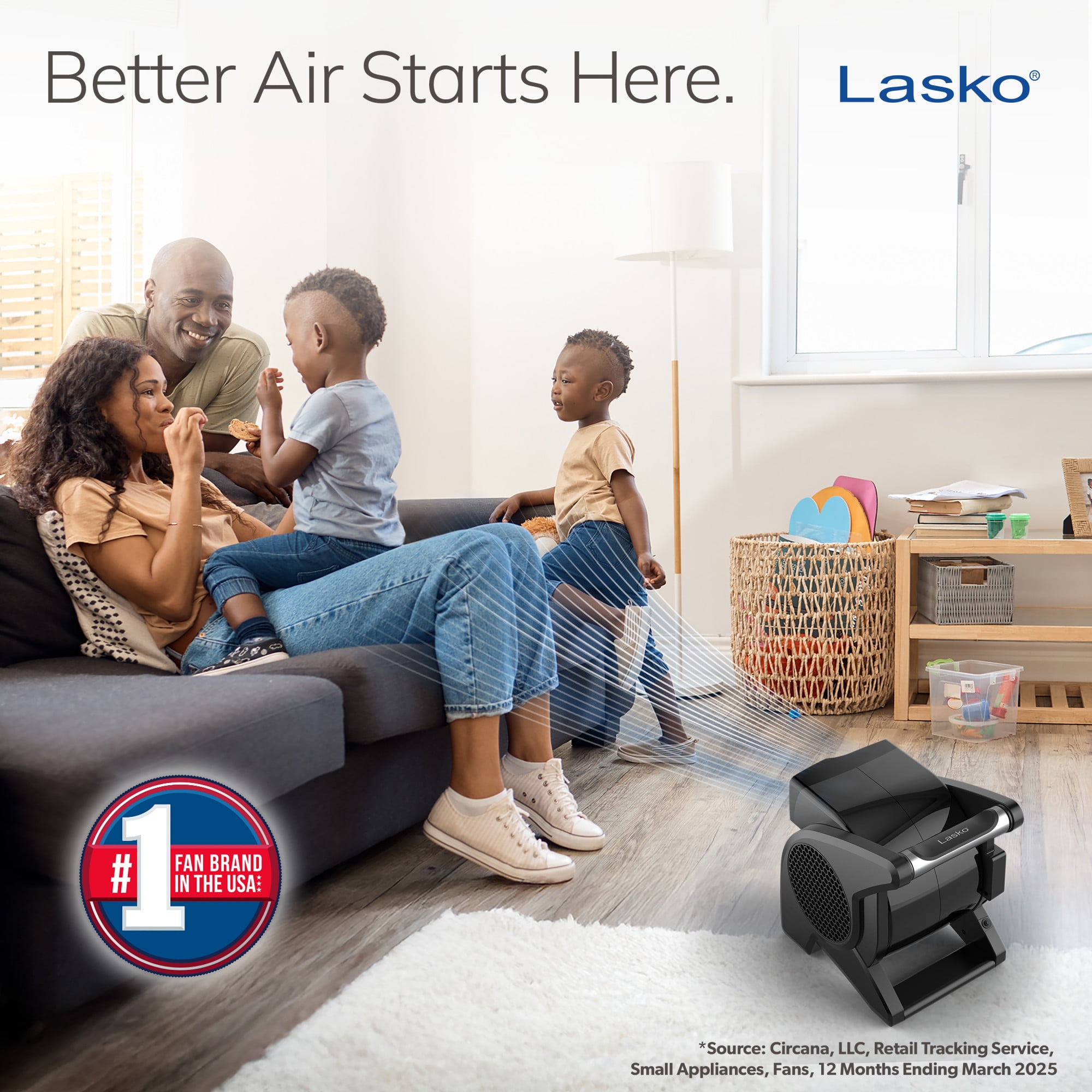 Lasko Pro Performance 14.5 In. Pro Performance High Velocity Utility Fan, U15617