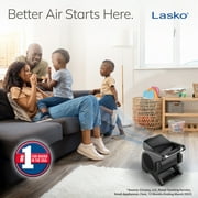 Lasko 14 High Velocity Utility Fan, 3-Speed, 2 Outlets, Pivoting, Black, U15617