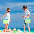 thumbnail image 5 of Darzheoy Colorful Mesh Beach Bags Sand Away Portable Foldable Sea Shell Bag with Adjustable Carrying Straps, Toy Storage Bag Beach Bags, 5 of 6