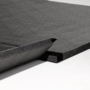 Dollamur 10'x10'x1.25 Martial Arts Mat, Black, Tatami, FLEXI-Connect®
