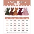 thumbnail image 2 of Yaoqi 2T Toddler Girl Outfit Set 3T Child Girls Clothing Long Sleeves Floral T-shirt Top Bowknot Suspender Dress 2pcs Skirt Set Brown, 2 of 8