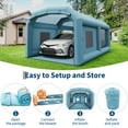 thumbnail image 7 of Inflatable Paint Booth, Inflatable Spray Booth, High Powerful Spray Booth Tent, Car Paint Tent Air Filter System for Car Parking Workstation Motorcycle Garage, 7 of 7